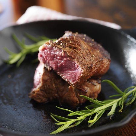 Steak im Restaurant Steak im Restaurant
