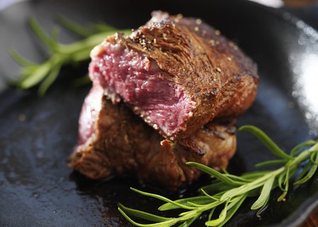 Steak im Restaurant Steak im Restaurant