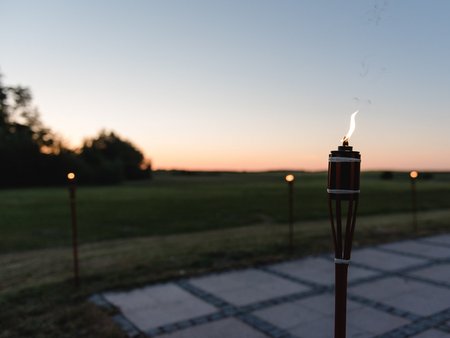 Feierliche Abendstimmung, Dämmerung auf Gut Ulrichshusen