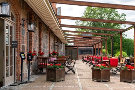 Terasse des Restaurant am Burggraben