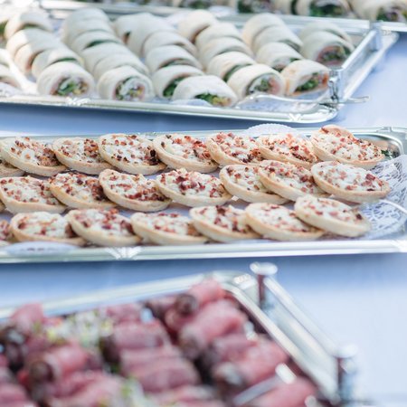 Snackbuffet auf Schloss und Gut Ulrichshusen in Mecklenburg Vorpommern