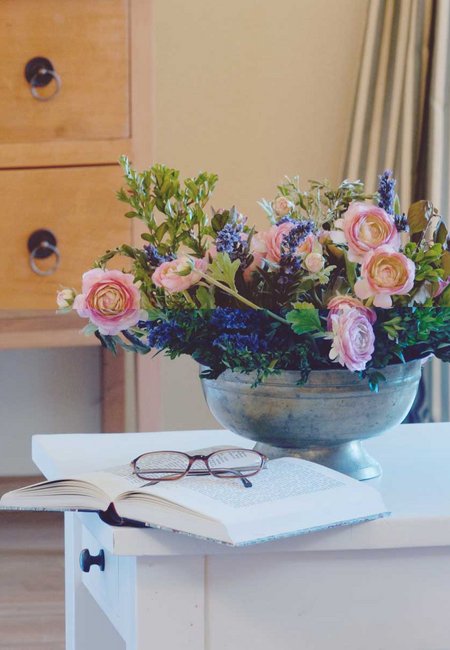 Hotelzimmer in der ehemaligen Stellmacherei Schloss Ulrichshusen Mecklenburg