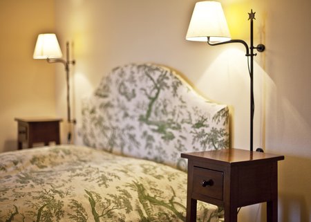 Hotelzimmer im ehemaligen Pferdestall Schloss Ulrichshusen Mecklenburg