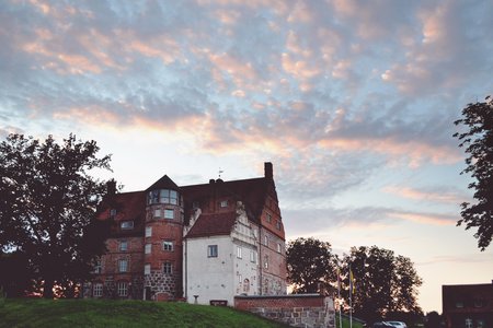 Schloss bei Dämmerung