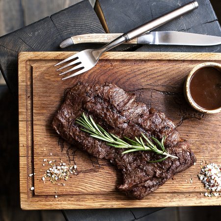 Steak im Restaurant