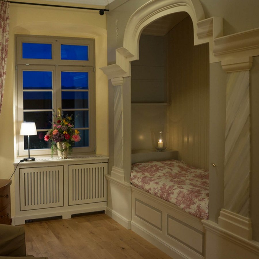 Hotelzimmer im Gut Ulrichshusen an der Mecklenburgischen Seenplatte