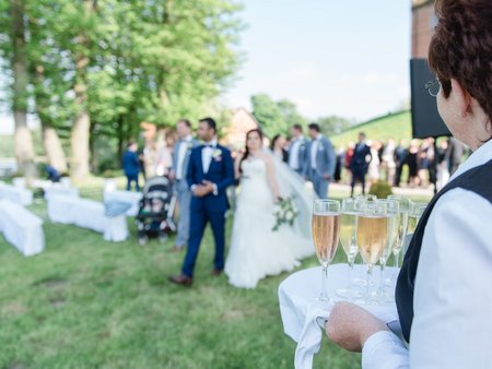 Hochzeitsempfang am Schloss