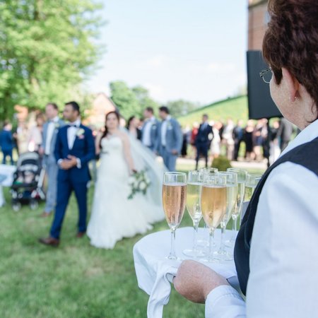 Hochzeitsempfang am Schloss