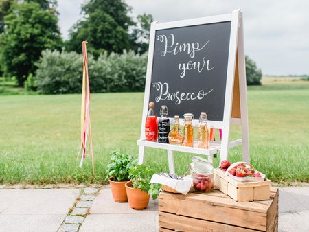 Sektstation Hochzeit